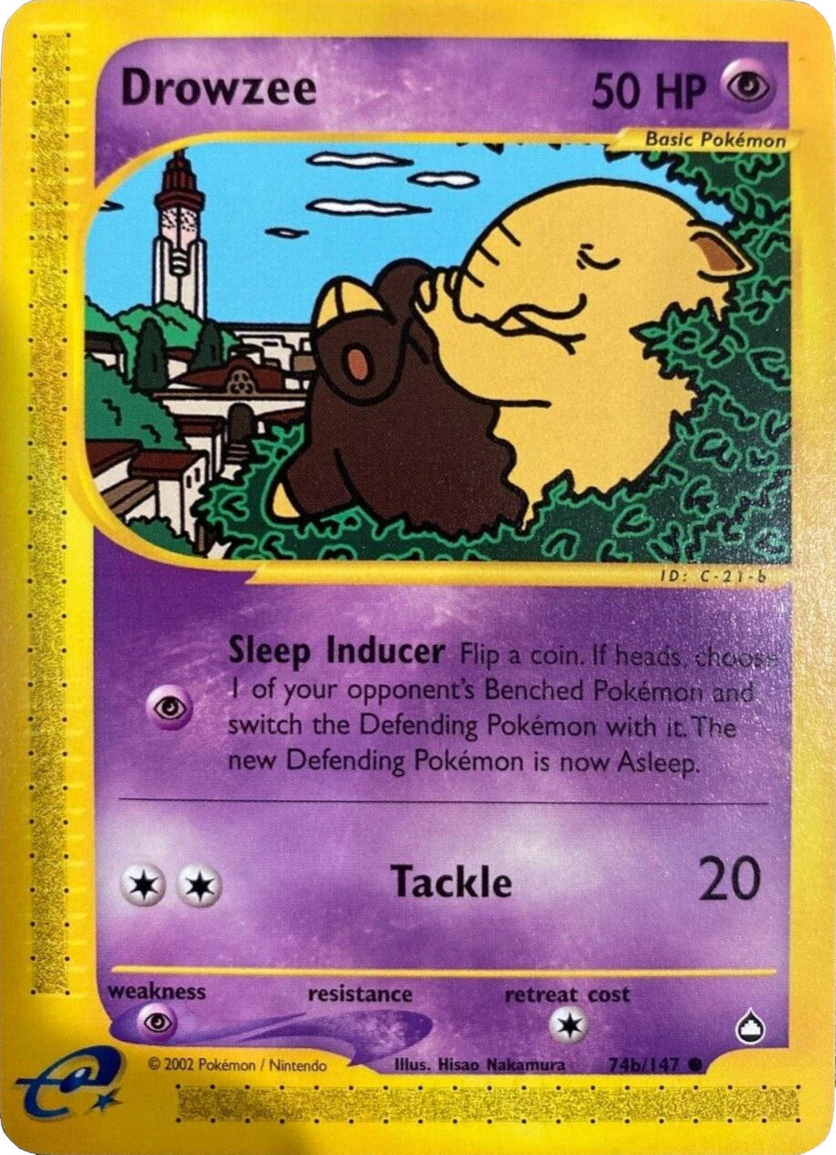 Drowzee (74b/147) [Aquapolis] | Clutch Gaming