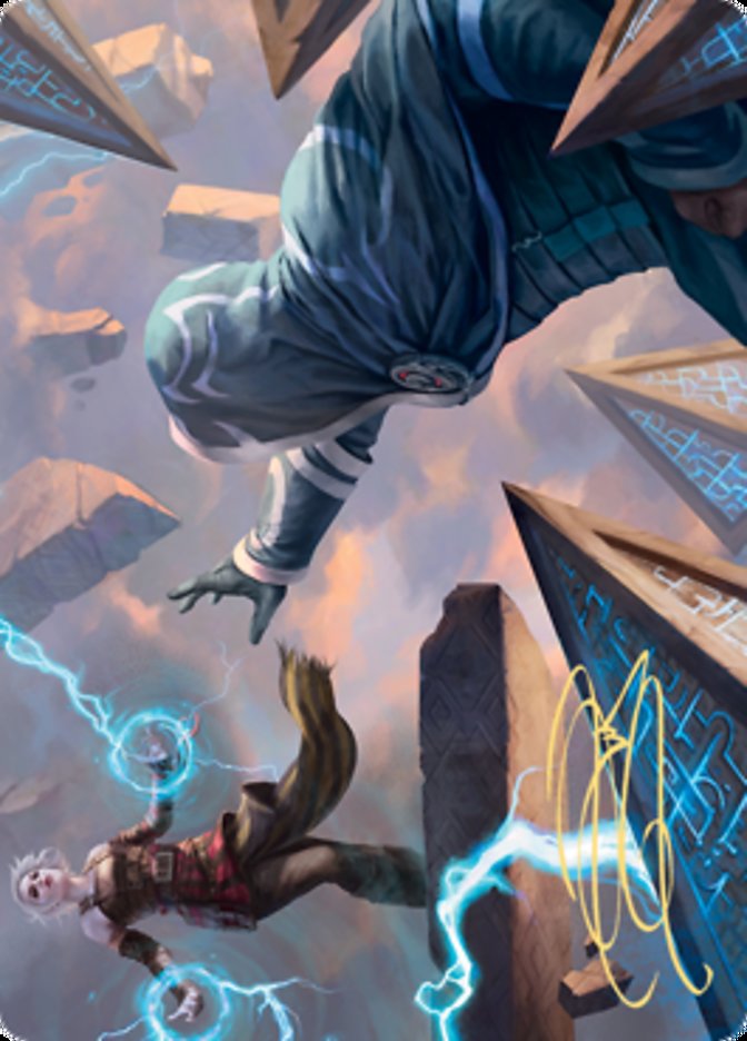 Nahiri's Binding // Nahiri's Binding Art Card [Zendikar Rising Art Series] | Clutch Gaming