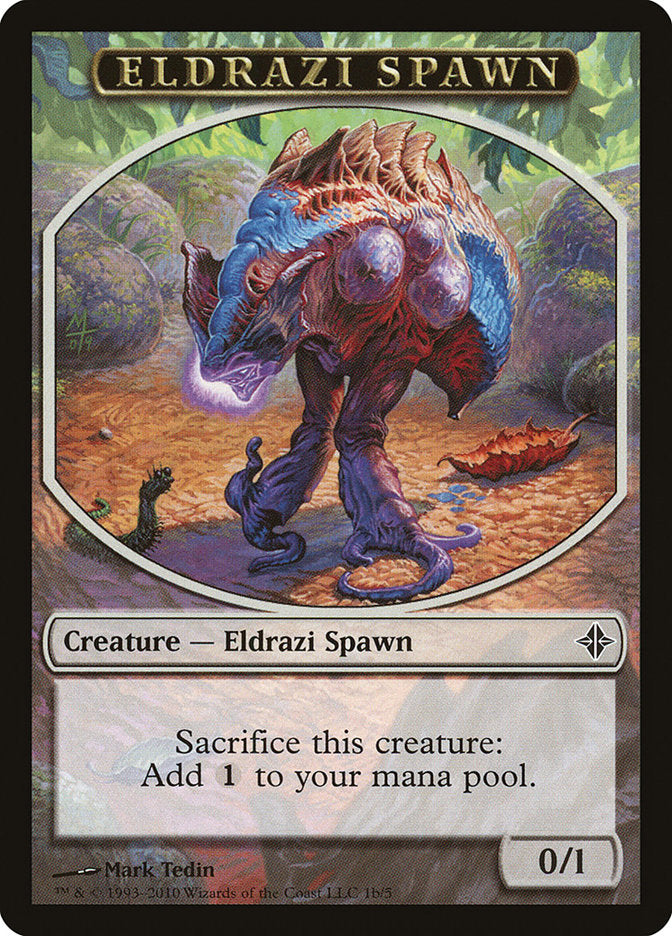 Eldrazi Spawn Token (1b/5) [Rise of the Eldrazi Tokens] | Clutch Gaming