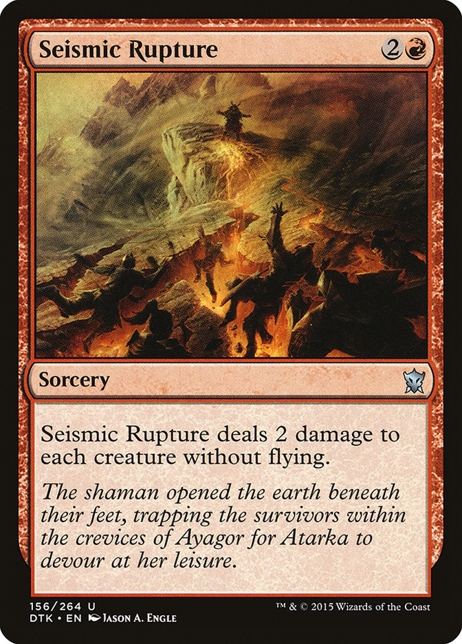 Seismic Rupture [Dragons of Tarkir] | Clutch Gaming