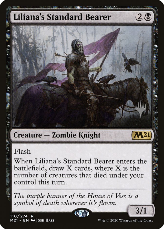 Liliana's Standard Bearer (Promo Pack) [Core Set 2021 Promos] | Clutch Gaming