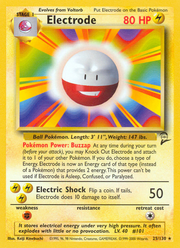 Electrode (25/130) [Base Set 2] | Clutch Gaming