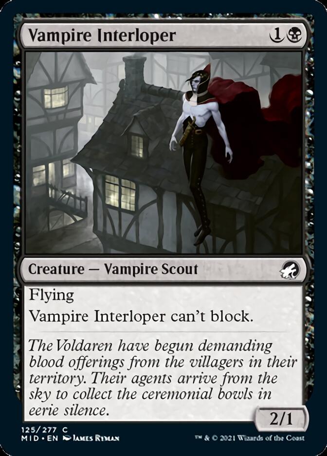 Vampire Interloper [Innistrad: Midnight Hunt] | Clutch Gaming