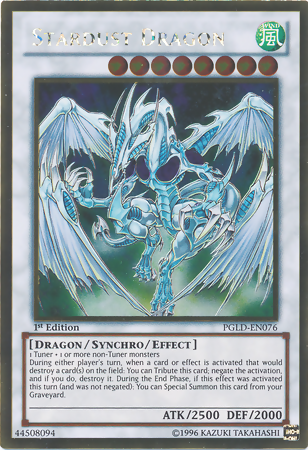 Stardust Dragon [PGLD-EN076] Gold Rare | Clutch Gaming