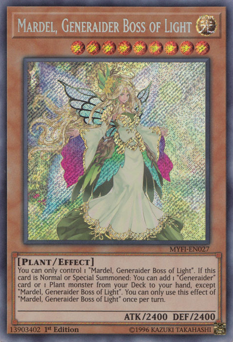 Mardel, Generaider Boss of Light [MYFI-EN027] Secret Rare | Clutch Gaming