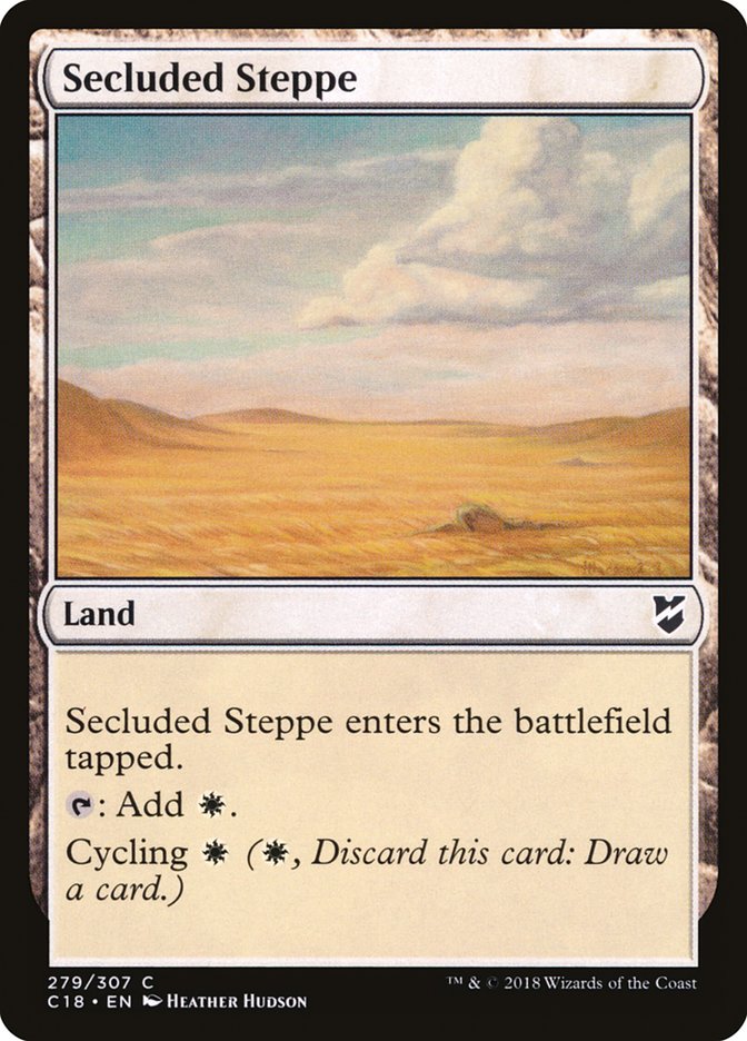 Secluded Steppe [Commander 2018] | Clutch Gaming