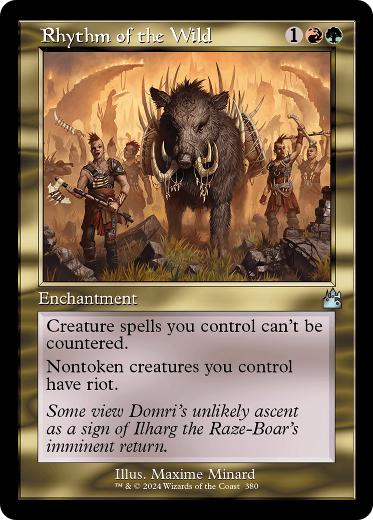 Rhythm of the Wild (Retro Frame) [Ravnica Remastered] | Clutch Gaming