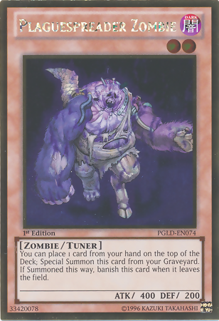 Plaguespreader Zombie [PGLD-EN074] Gold Rare | Clutch Gaming