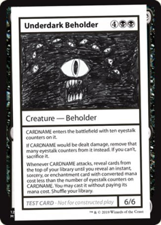 Underdark Beholder (2021 Edition) [Mystery Booster Playtest Cards] | Clutch Gaming