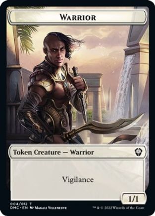 Zombie Knight // Warrior Double-Sided Token [Dominaria United Commander Tokens] | Clutch Gaming