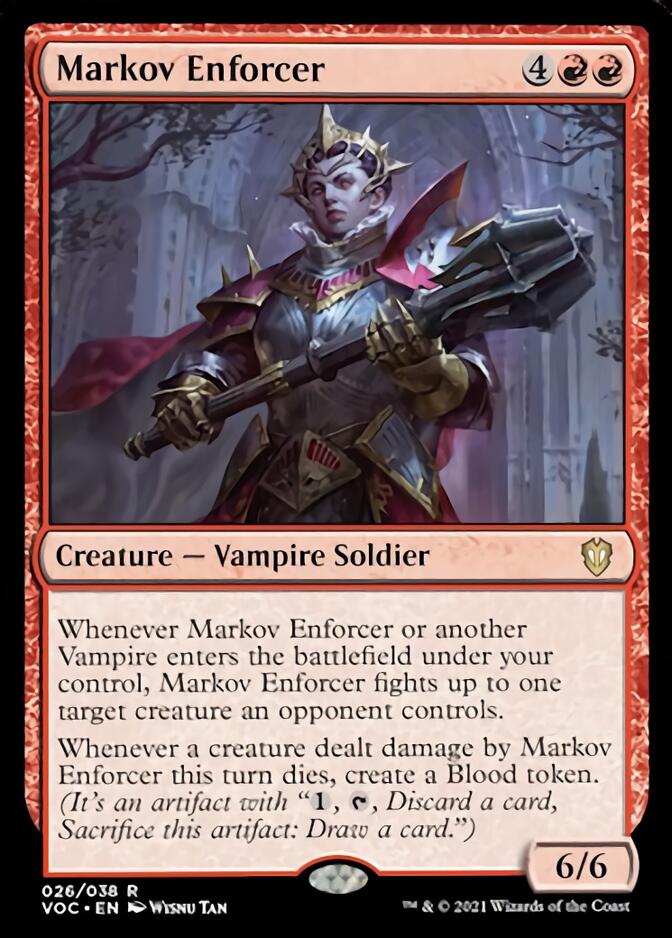 Markov Enforcer [Innistrad: Crimson Vow Commander] | Clutch Gaming