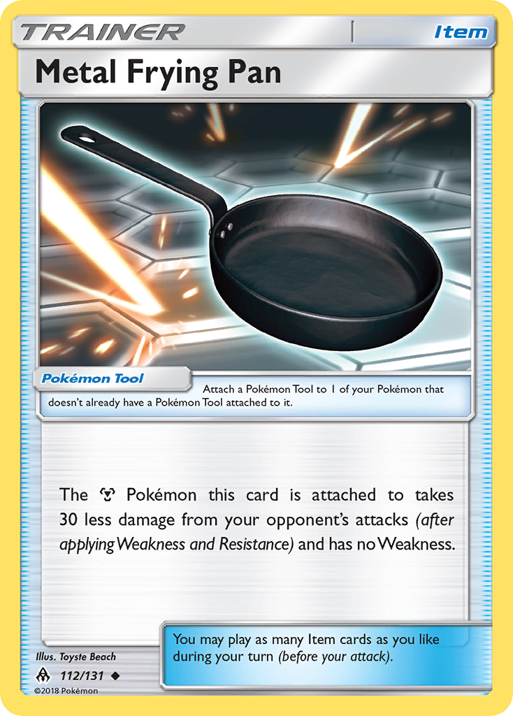 Metal Frying Pan (112/131) [Sun & Moon: Forbidden Light] | Clutch Gaming