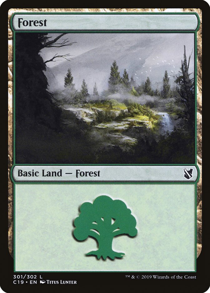 Forest (301) [Commander 2019] | Clutch Gaming