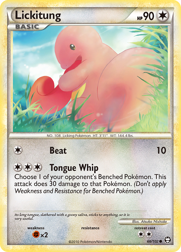 Lickitung (66/102) [HeartGold & SoulSilver: Triumphant] | Clutch Gaming