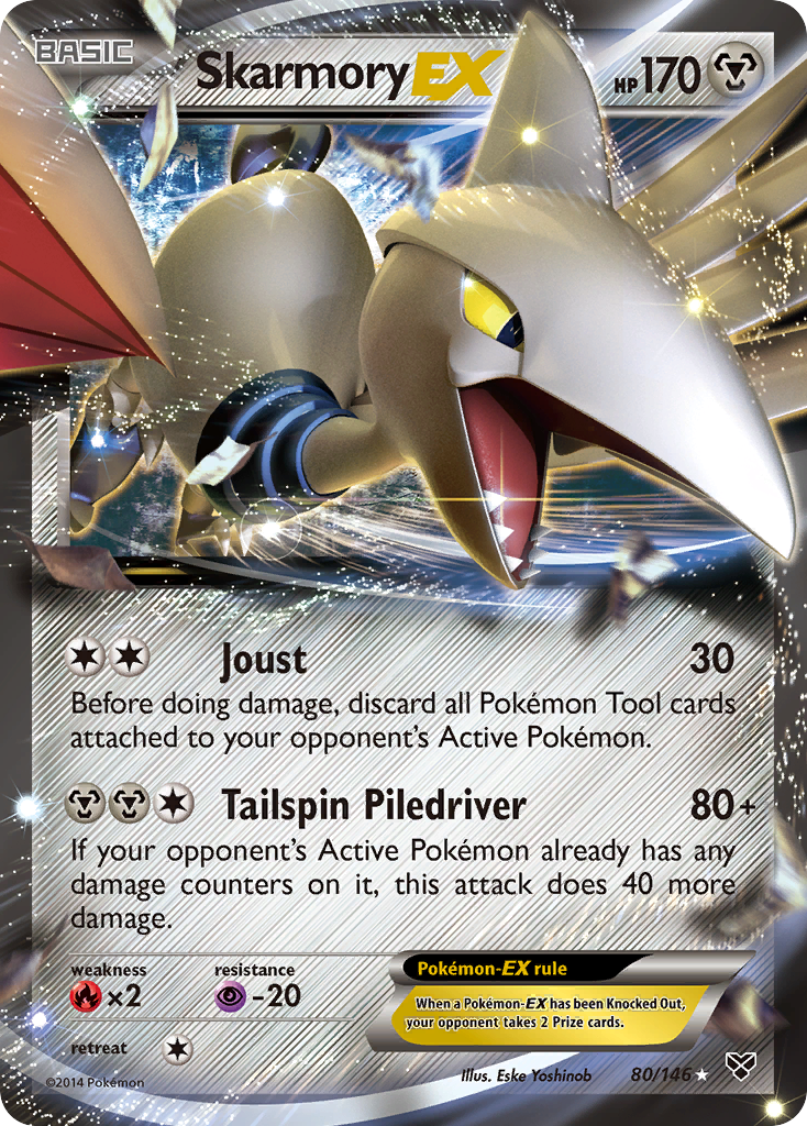 Skarmory EX (80/146) [XY: Base Set] | Clutch Gaming