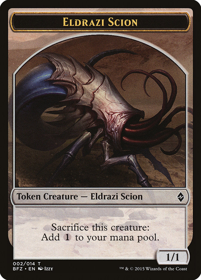 Eldrazi Scion Token (002/014) [Battle for Zendikar Tokens] | Clutch Gaming