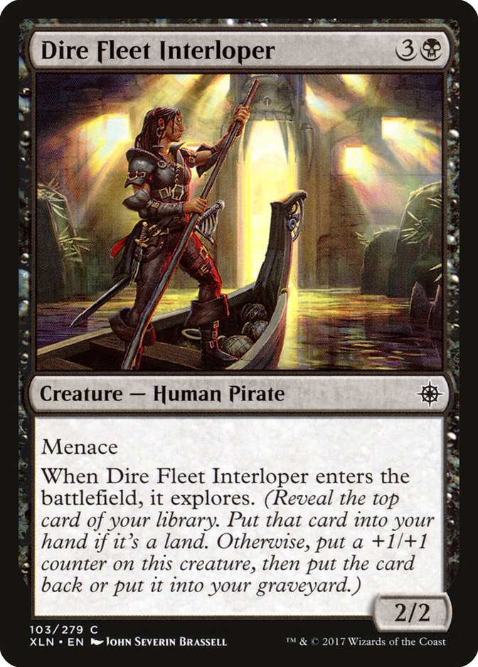 Dire Fleet Interloper [Ixalan] | Clutch Gaming