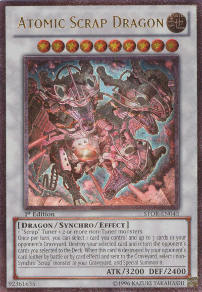 Atomic Scrap Dragon [STOR-EN043] Ultimate Rare | Clutch Gaming