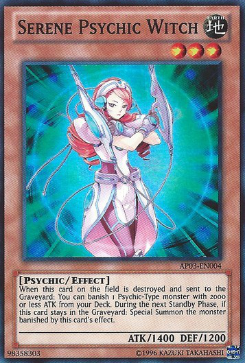 Serene Psychic Witch [AP03-EN004] Super Rare | Clutch Gaming