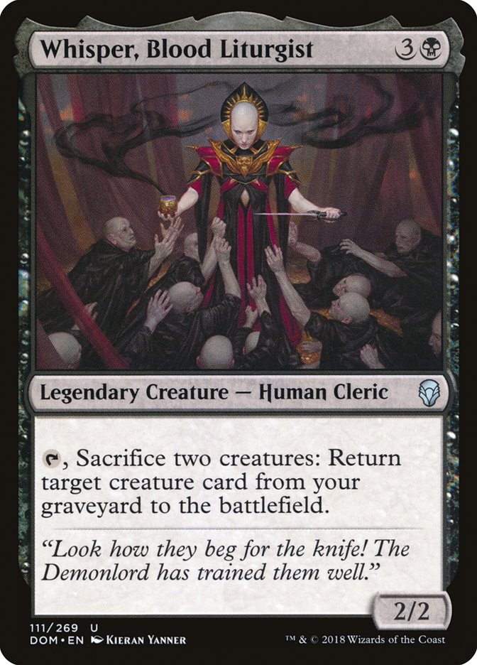 Whisper, Blood Liturgist [Dominaria] | Clutch Gaming