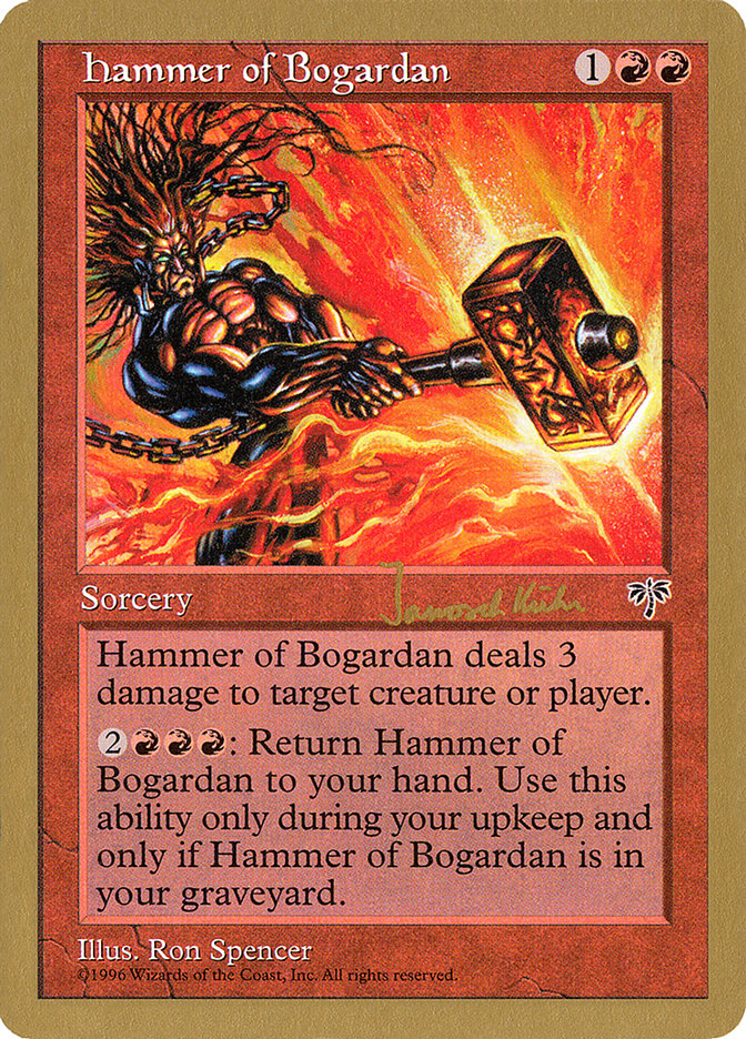 Hammer of Bogardan (Janosch Kuhn) [World Championship Decks 1997] | Clutch Gaming