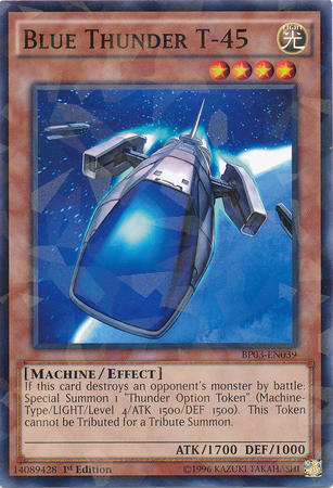 Blue Thunder T-45 [BP03-EN039] Shatterfoil Rare | Clutch Gaming