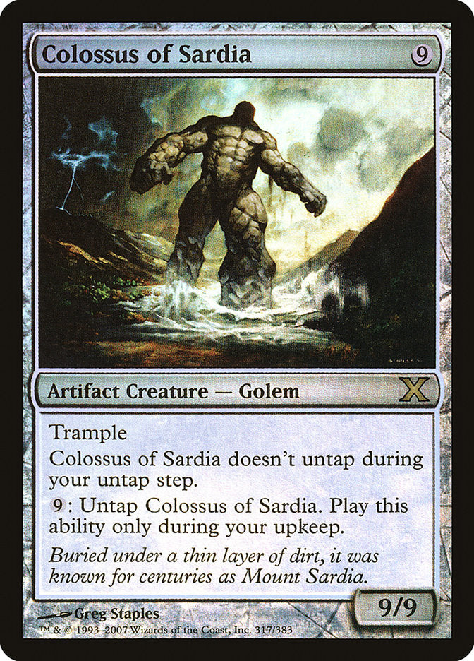 Colossus of Sardia (Premium Foil) [Tenth Edition] | Clutch Gaming