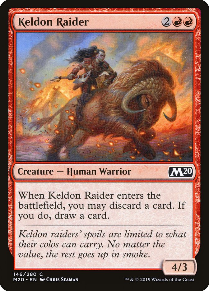 Keldon Raider [Core Set 2020] | Clutch Gaming