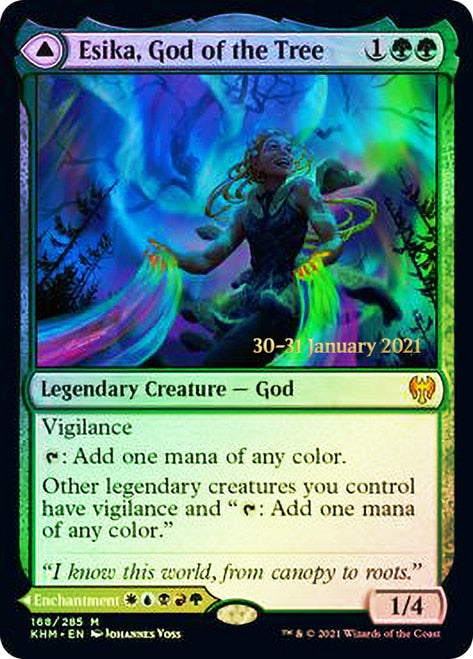 Esika, God of the Tree // The Prismatic Bridge [Kaldheim Prerelease Promos] | Clutch Gaming