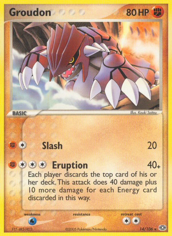 Groudon (14/106) [EX: Emerald] | Clutch Gaming