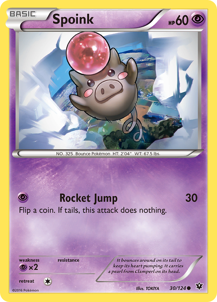 Spoink (30/124) [XY: Fates Collide] | Clutch Gaming