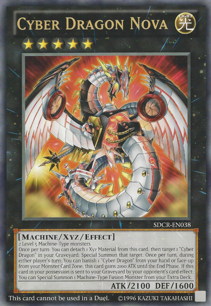 Cyber Dragon Nova (Oversized) (Machine Madness) [SDCR-EN038] Promo | Clutch Gaming