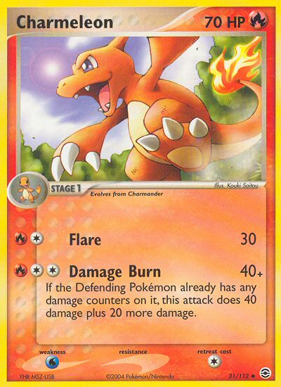 Charmeleon (31/112) [EX: FireRed & LeafGreen] | Clutch Gaming