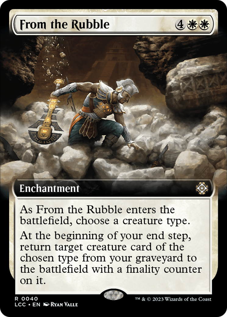 From the Rubble (Extended Art) [The Lost Caverns of Ixalan Commander] | Clutch Gaming