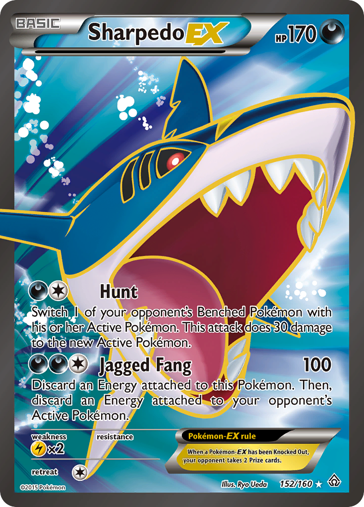 Sharpedo EX (152/160) [XY: Primal Clash] | Clutch Gaming