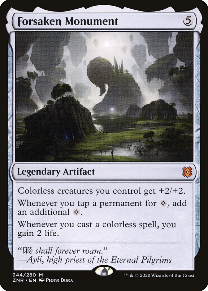 Forsaken Monument [Zendikar Rising] | Clutch Gaming