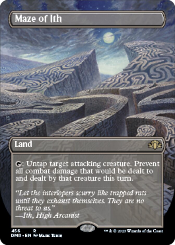 Maze of Ith (Borderless Alternate Art) [Dominaria Remastered] | Clutch Gaming