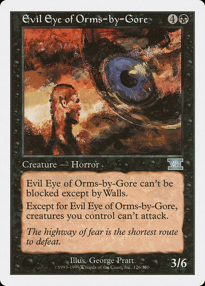 Evil Eye of Orms-by-Gore [Classic Sixth Edition] | Clutch Gaming