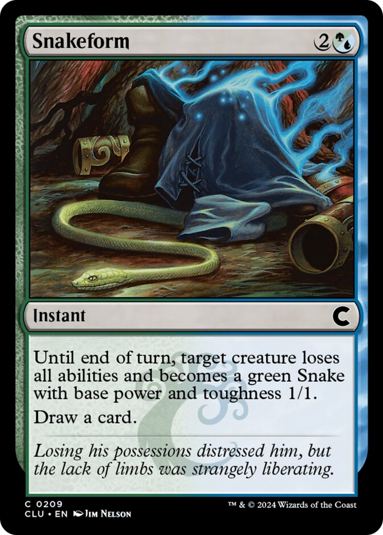 Snakeform [Ravnica: Clue Edition] | Clutch Gaming