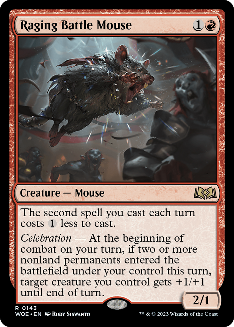 Raging Battle Mouse [Wilds of Eldraine] | Clutch Gaming