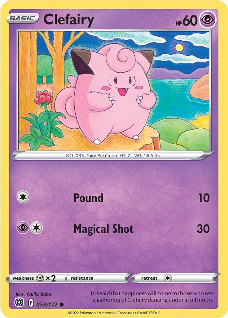 Clefairy (053/172) [Sword & Shield: Brilliant Stars] | Clutch Gaming