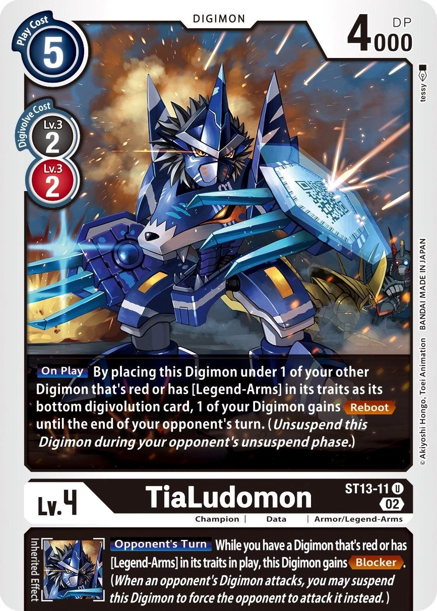 TiaLudomon [ST13-11] [Starter Deck: Ragnaloardmon] | Clutch Gaming