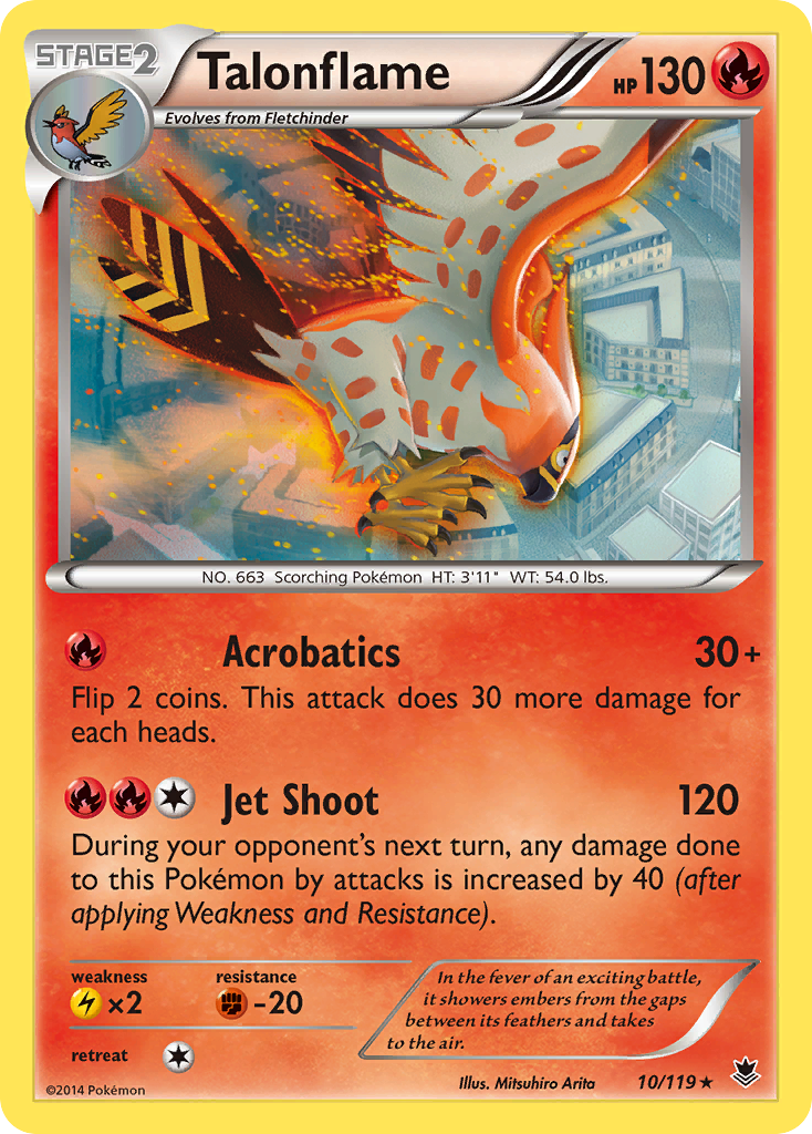 Talonflame (10/119) [XY: Phantom Forces] | Clutch Gaming