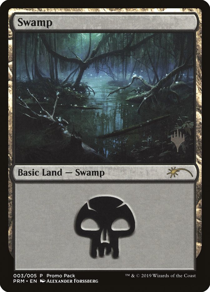 Swamp (3) [Core Set 2020 Promo Pack] | Clutch Gaming