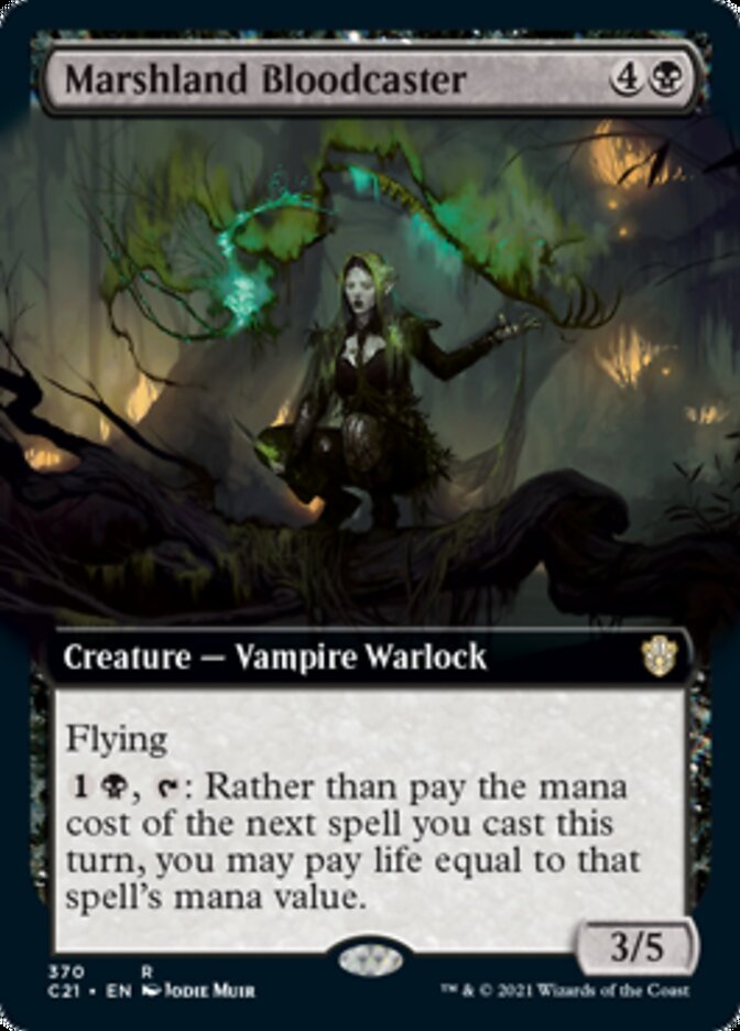 Marshland Bloodcaster (Extended Art) [Commander 2021] | Clutch Gaming