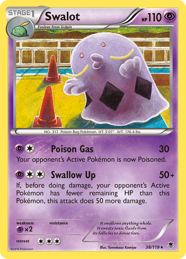 Swalot (38/119) [XY: Phantom Forces] | Clutch Gaming