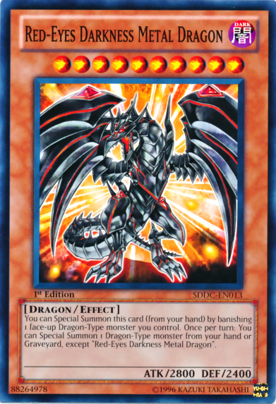 Red-Eyes Darkness Metal Dragon [SDDC-EN013] Common | Clutch Gaming