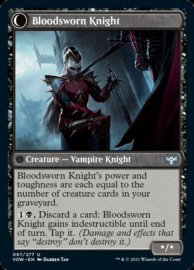 Bloodsworn Squire // Bloodsworn Knight [Innistrad: Crimson Vow] | Clutch Gaming