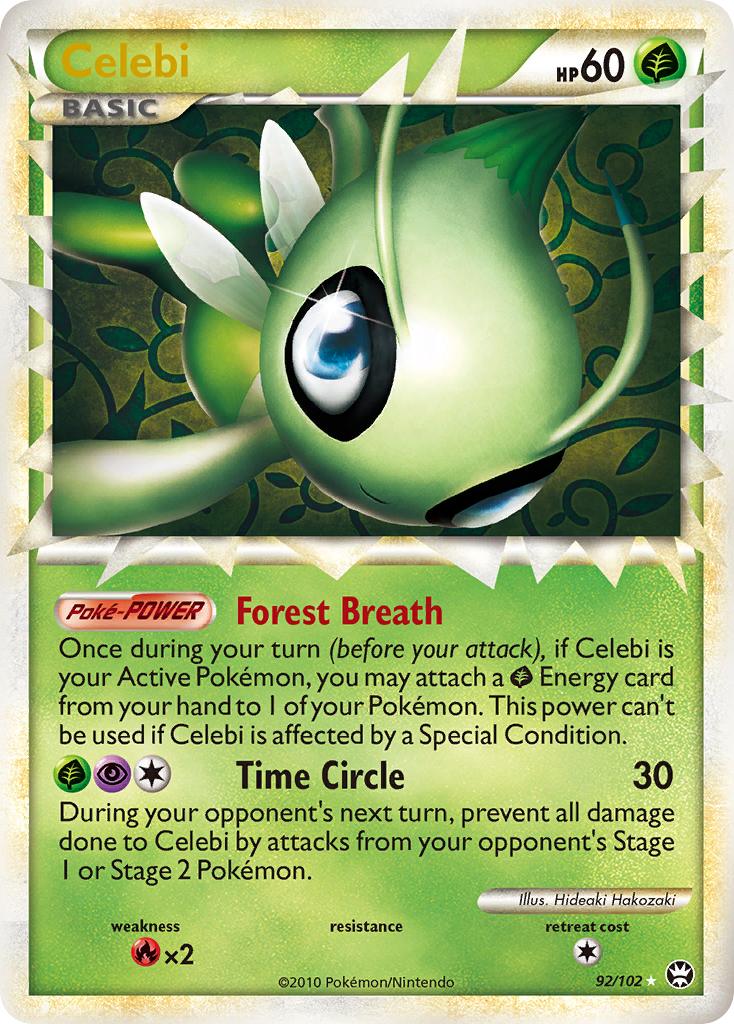 Celebi (92/102) [HeartGold & SoulSilver: Triumphant] | Clutch Gaming