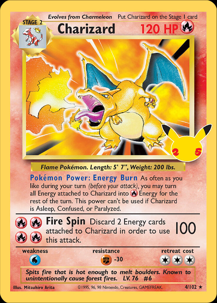 Charizard (4/102) [Celebrations: 25th Anniversary - Classic Collection] | Clutch Gaming